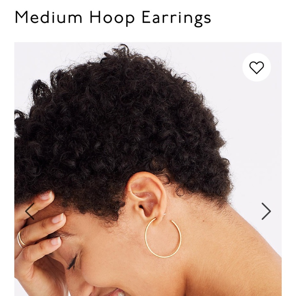 Madewell Medium Hoop Earrings